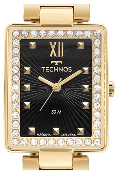 Imagem de Relógio Technos Feminino Elegance Elos Dourado Cravejado Pedras 2035MXT/1P