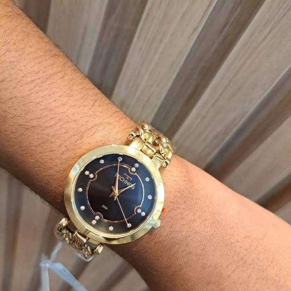 Imagem de Relógio Technos Feminino Elos Elegance Dourado Original Novo 2035MZM/1P