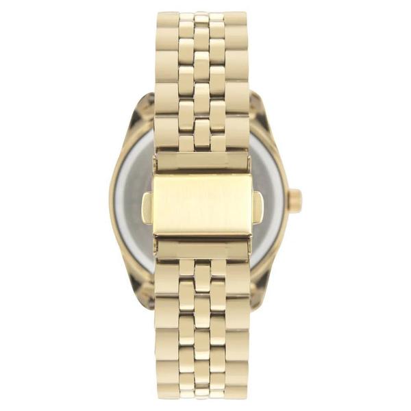 Imagem de Relogio Technos feminino Riviera dourado grande aço inox multifunção 6P79BW/1X