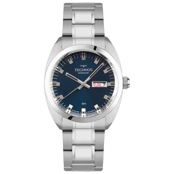 Relógio Technos Masculino Automatico Prata - 8205OV/1A Imagem de Relógio Technos Masculino Automatico Prata - 8205OV/1A