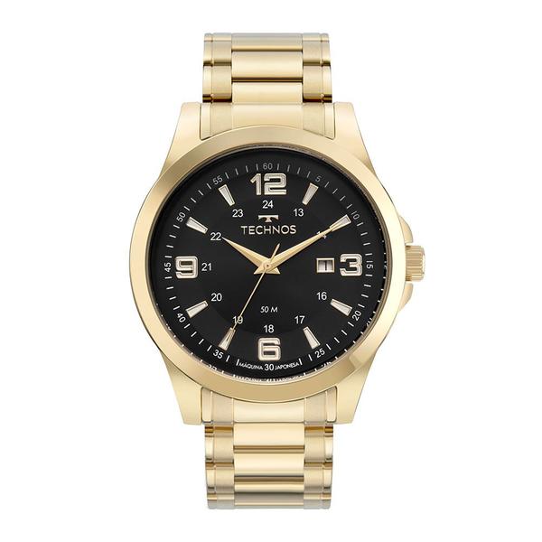 Imagem de Relógio Technos Masculino Racer Basico Dourado - 2115TXB/1P