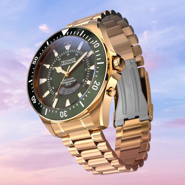 Imagem de Relógio Technos Masculino Skydiver Dourado - WT2050AJ/1V