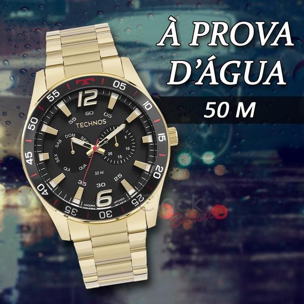 Imagem de Relógio Technos Racer Dourado Masculino 6P25Bx 1P