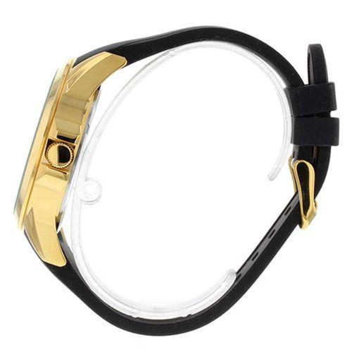 Imagem de Relógio Technos Racer Masculino Dourado e Preto Clássico Performance de Silicone Leve e Confortável 2115KPU/8P