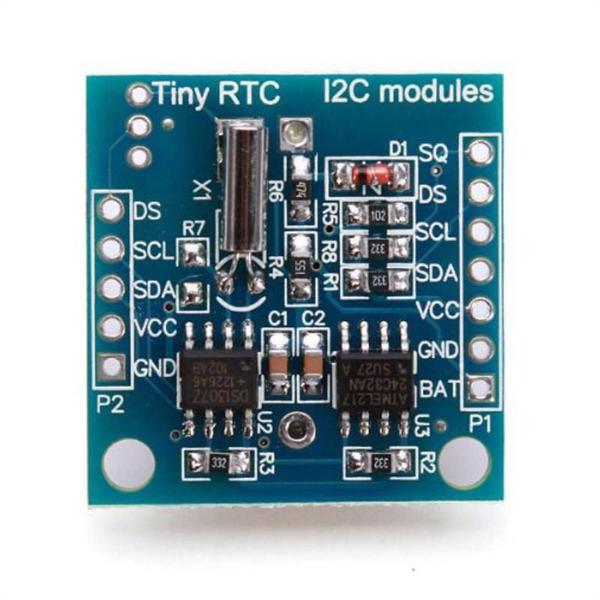 Imagem de Relógio Tempo Real Ds1307 I2C + Eeprom 24C32 Arduino Rtc