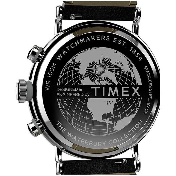 Imagem de Relógio Timex Cronógrafo Waterbury Standard Tachymeter Preto TW2W47400M