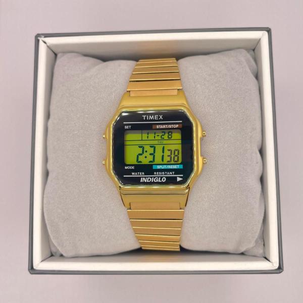 Imagem de Relógio Timex Digital Unissex Dourado T78677