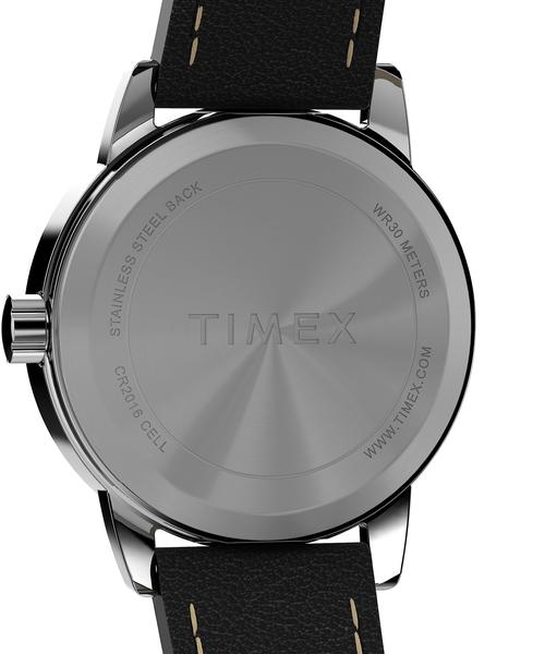 Imagem de Relógio Timex Easy Reader Classic feminino de 25 mm com pulseira preta