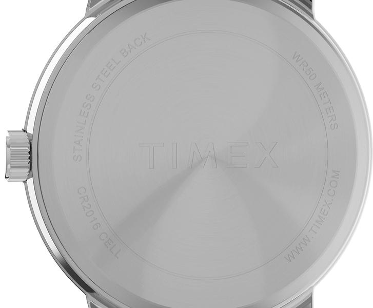 Imagem de Relógio Timex Easy Reader, estojo de 43 mm, pulseira bicolor para homens