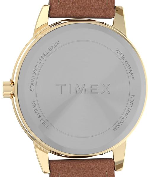 Imagem de Relógio Timex Easy Reader para mulheres, estojo de 30 mm, pulseira marrom