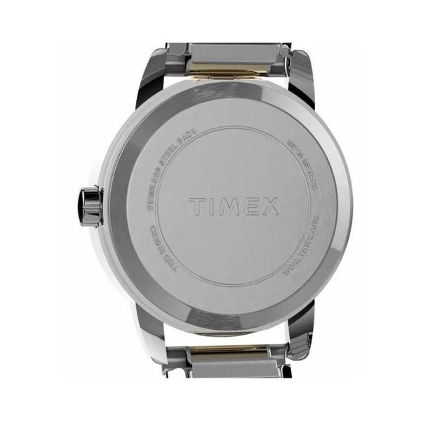 Imagem de Relógio Timex Easy Reader Prata/Dourado Feminino Tw2V05900