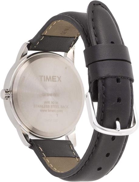 Imagem de Relógio Timex Easy Reader T205019J para homens com couro preto