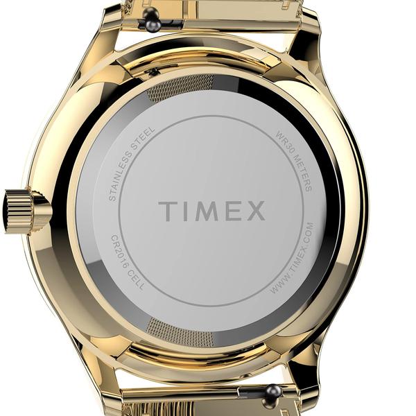 Imagem de Relógio Timex Modern Easy Reader feminino de 32 mm em tom dourado