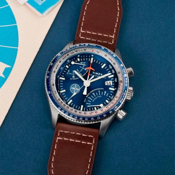 Relógio Timex Pan Am Fly Back Waterbury Chronograph TW2W97200