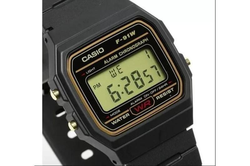 Imagem de Relógio Unissex CASIO Digital F-91WG-9QDF 3ATM