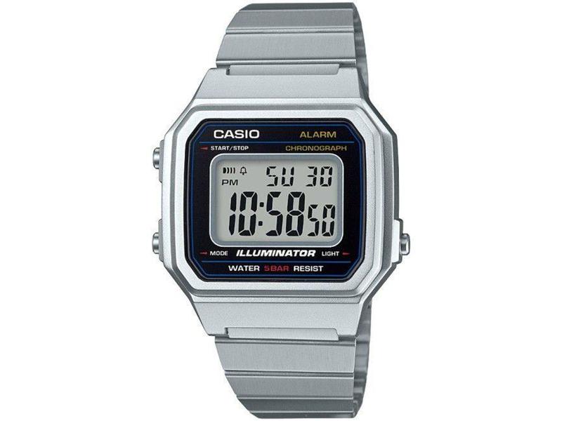 Imagem de Relógio Unissex Casio Digital Vintage - B650WD-1ADF Prata