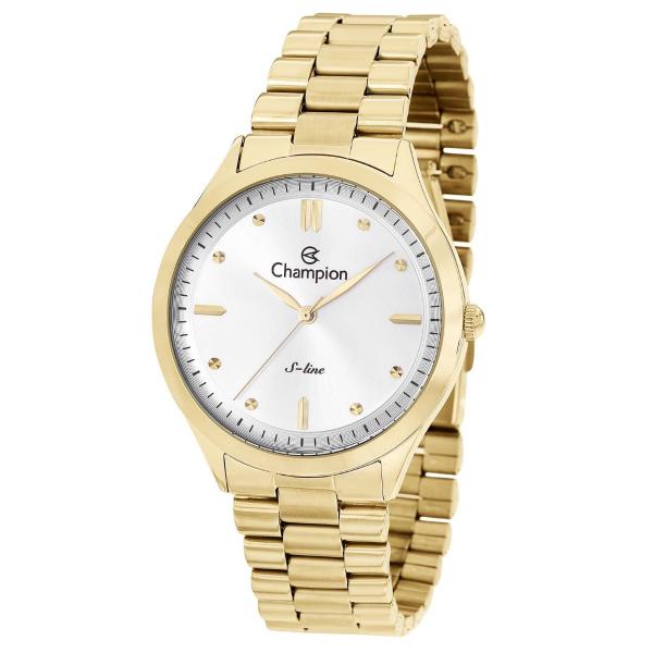 Imagem de Relógio unissex dourado Champion 42mm dourado Aço Inox CN21087H