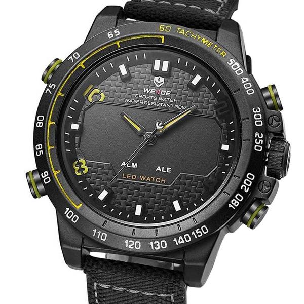 Imagem de Relógio Weide Masculino Anadigi WH6102B-7C