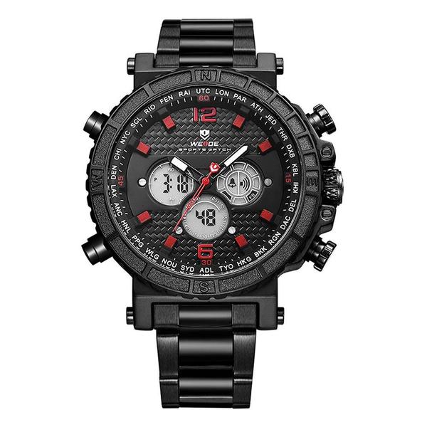 Imagem de Relógio Weide Masculino Ref: Wh6305b A10634 Anadigi Black