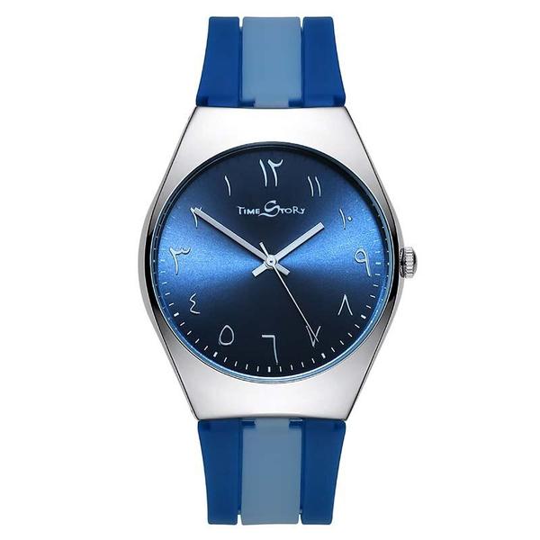 Imagem de Relógio Wokex Counterclockwise masculino e feminino em azul quartzo