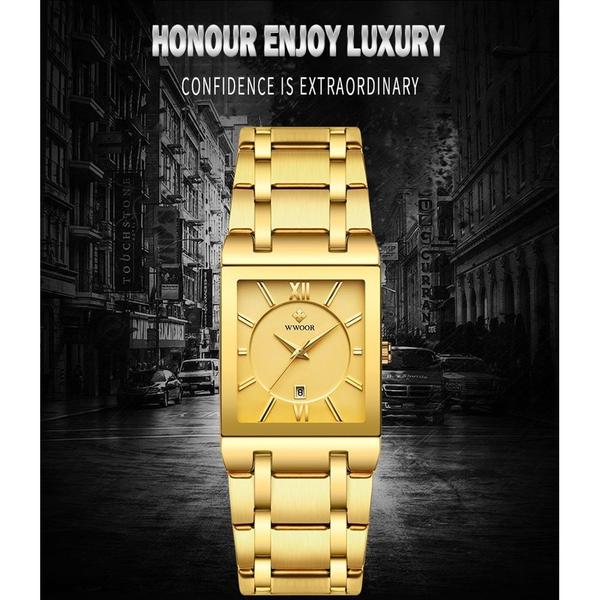 Relógio Wwoor Masculino Luxo Quartzo Imagem de Relógio Wwoor Masculino Luxo Quartzo