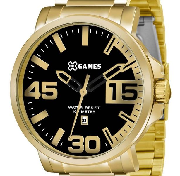 Imagem de Relógio X-games Masculino Xmgs1018 P2kx Dourado Original + Nf