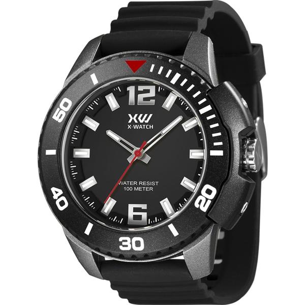 Imagem de Relógio X-Watch Analógico Pulseira Silicone Masculino XMPP0033