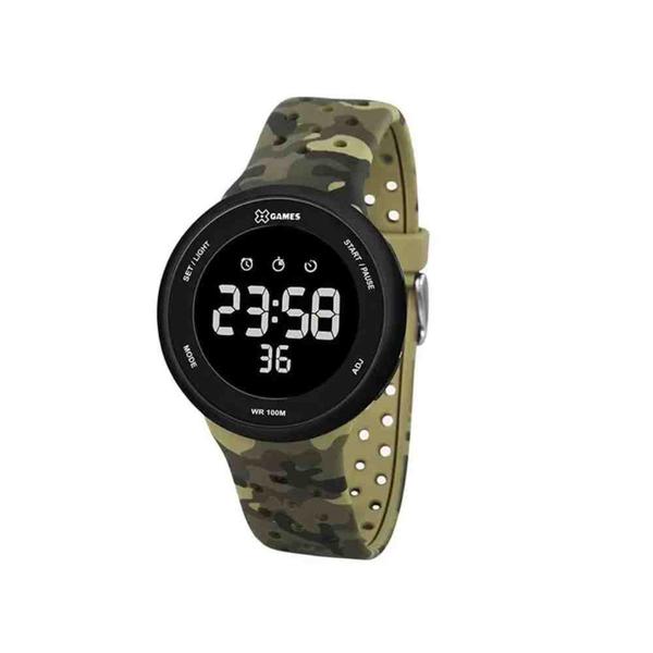 Imagem de Relógio X-Watch XPORT Verde Camuflado Masculino XMPPD486W