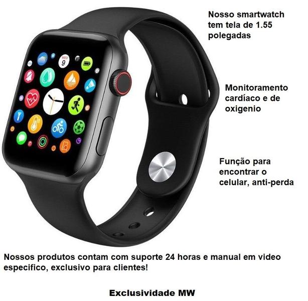 Imagem de Relógio X6 SmartWatch Esportivo Lembrete Sedentário Chamadas