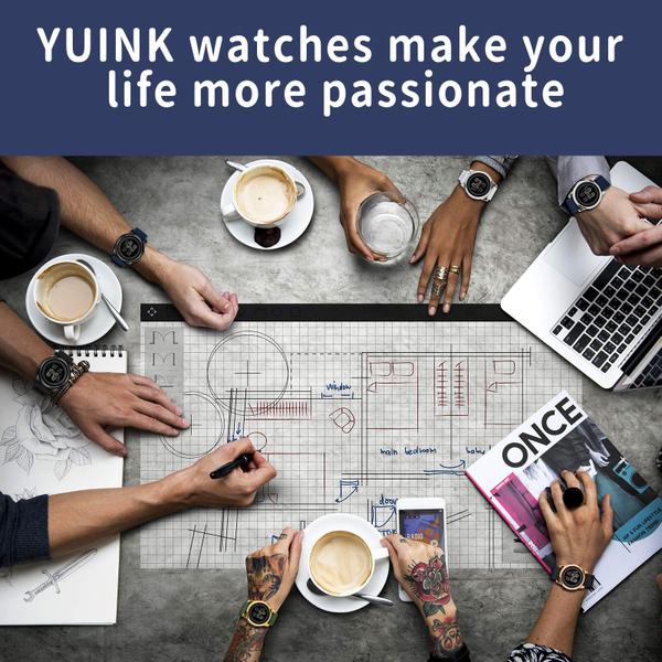 Imagem de Relógio YUINK Ultrafino Digital Sports Waterproof Steel Masculino