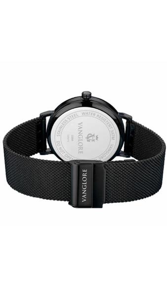 Imagem de Relógios Femininos De Pulso Minimalistas Preto Prateado Azul Social Esporte Fino 40mm Vanglore 3288a Coleção Selecty