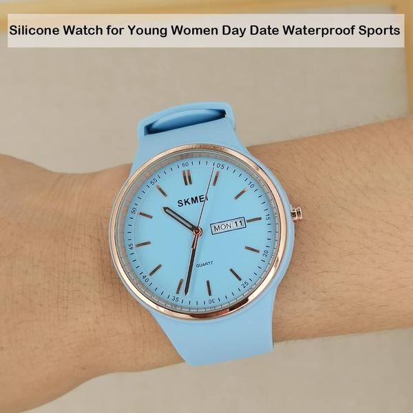 Imagem de Relógios SKMEI para mulheres Young Lady Sports Silicone Band