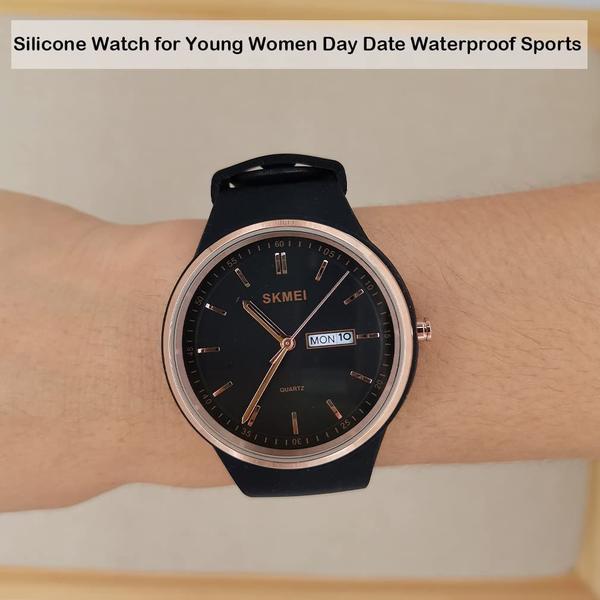 Imagem de Relógios SKMEI para mulheres Young Lady Sports Silicone Band