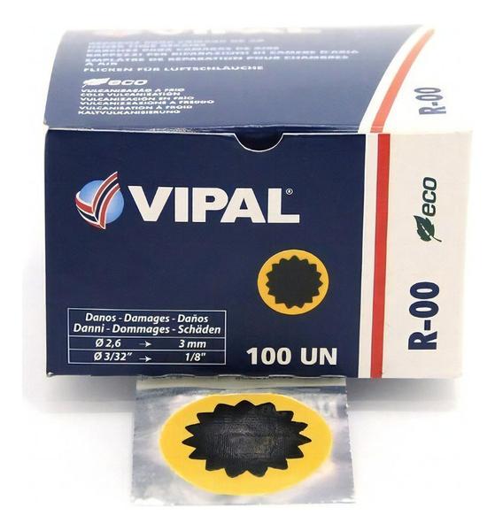 Imagem de Remendo Redondo Vipal Estrela 30mm Para Câmara De Ar Bike