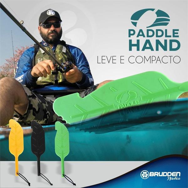 Imagem de Remo de Apoio Paddle Hand Brudden Náutica Preto Remo para Pesca