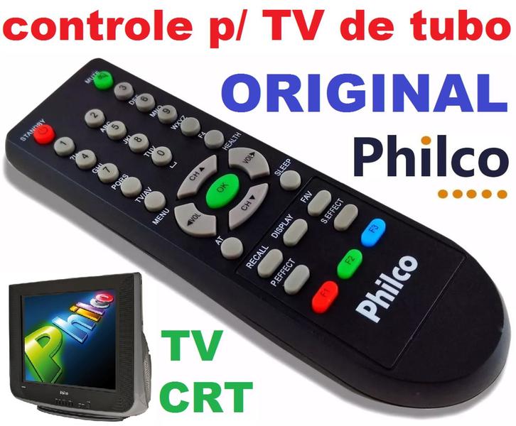 Imagem de Remoto Tv Philco CRT2 Ph21mss Ph21ss Ph29 Ph29b Ph29c Ph29m Ph29ss T2 Slim Game 99293004 099293004