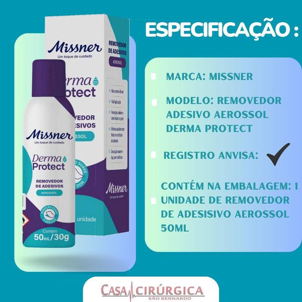 Imagem de Removedor de Adevido Splay Aerossol 50 ml Sem Álcool  Remoção Fácil