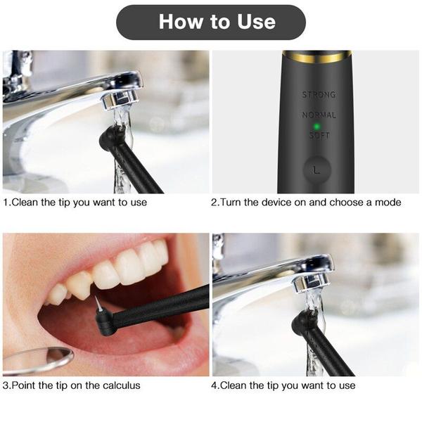 Imagem de Removedor de cálculo sônico Dental Scaler Wokex Vibrition preto