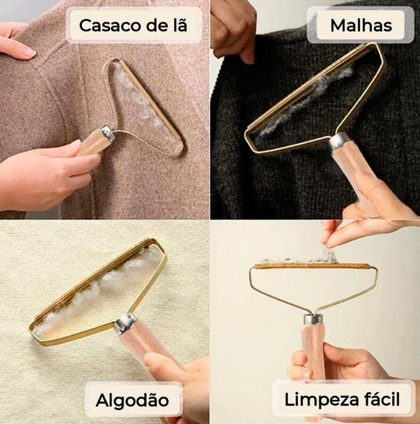 Imagem de Removedor de Pelo Portátil Tira Pelos Roupa e Fiapos Envio Express