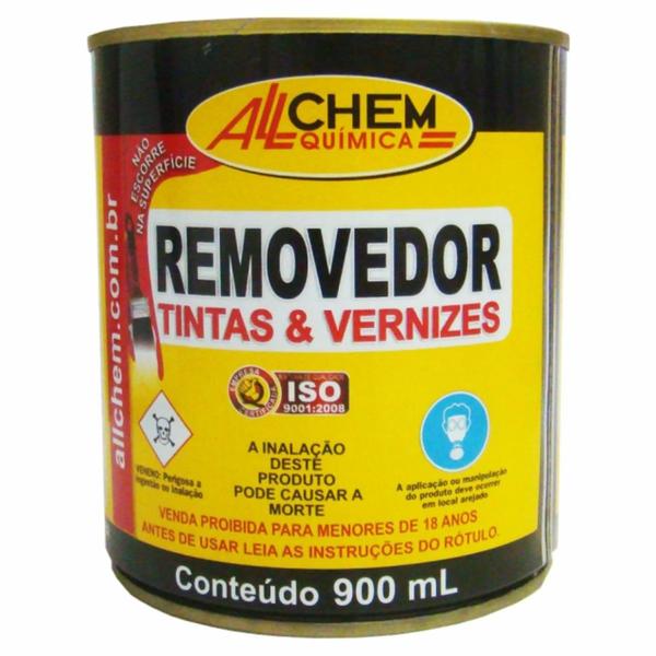 Imagem de Removedor De Tinta Verniz Textura Pastoso Allchem 900g