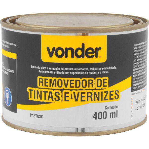 Imagem de Removedor De Tintas/Vernizes 400Ml -Para Remoção de Pintura Automotiva, Industrial e Imobiliária -Vonder