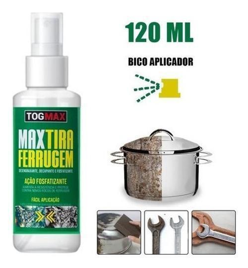 Imagem de Removedor Ferrugem Max Togmax 120ml - Multiuso 3 em 1