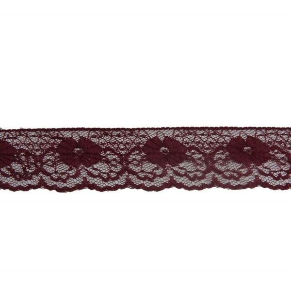 Renda Nylon 21mm Najar N05 50m Imagem de Renda Nylon 21mm Najar N05 50m