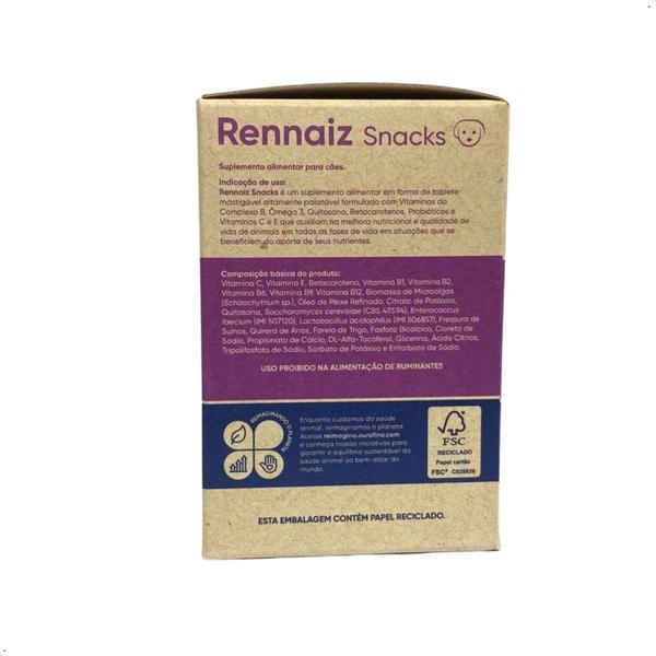 Rennaiz Snacks p/ Cães c/ 30 Tabletes 84g - Ouro Fino Imagem de Rennaiz Snacks p/ Cães c/ 30 Tabletes 84g - Ouro Fino
