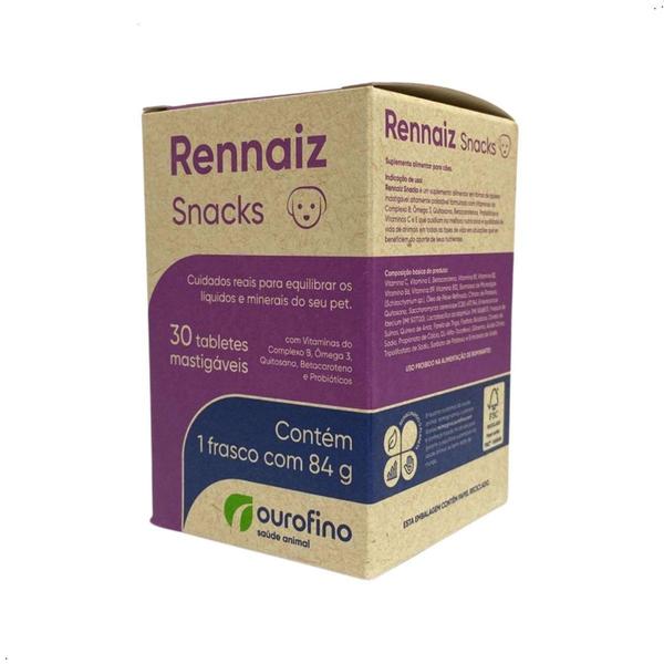 Rennaiz Snacks p/ Cães c/ 30 Tabletes 84g - Ouro Fino Imagem de Rennaiz Snacks p/ Cães c/ 30 Tabletes 84g - Ouro Fino