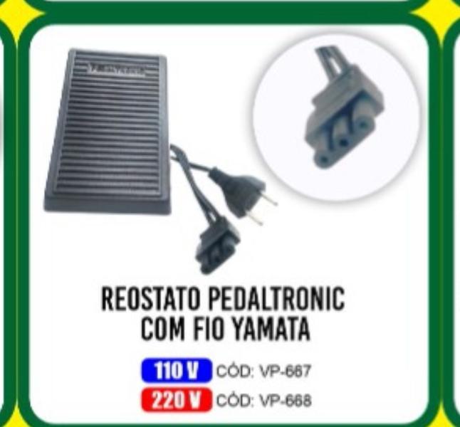 Reostato Pedaltronic com fio YAMATA-Pedal Eletrônico - Varin Plug Imagem de Reostato Pedaltronic com fio YAMATA-Pedal Eletrônico