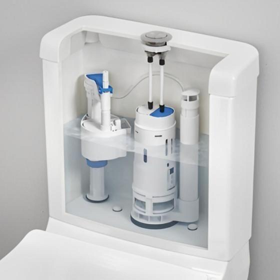 Reparo Caixa Acoplada Completo Duplo Acionamento 3L/6L Roca - ROCA METAIS Imagem de Reparo Caixa Acoplada Completo Duplo Acionamento 3L/6L Roca