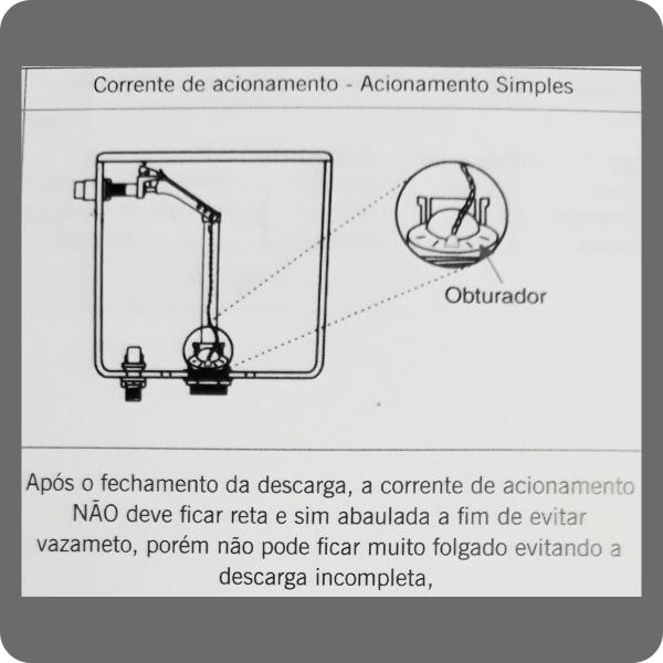 Imagem de Reparo Caixa Acoplada Obturador Borracha Saída Água Universal KSO