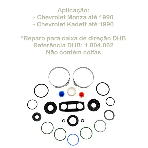 Imagem de Reparo Caixa Direção Hidráulica Chevrolet Monza Kadett até 1990 - CAIXA DHB