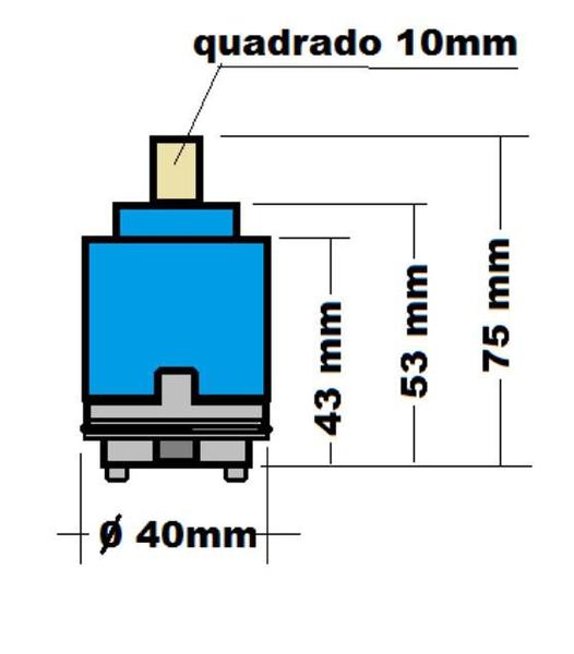 Imagem de Reparo Cartucho Monocomando Fabrimar Civic Loft Concept - 03149